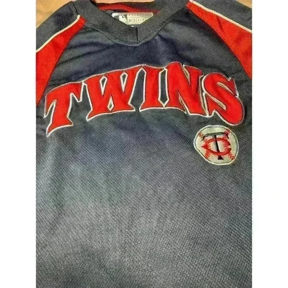 vintage Twins jersey y2k Minnesota twins joe mauer jersey youth SM. #3 patch - Picture 2 of 9